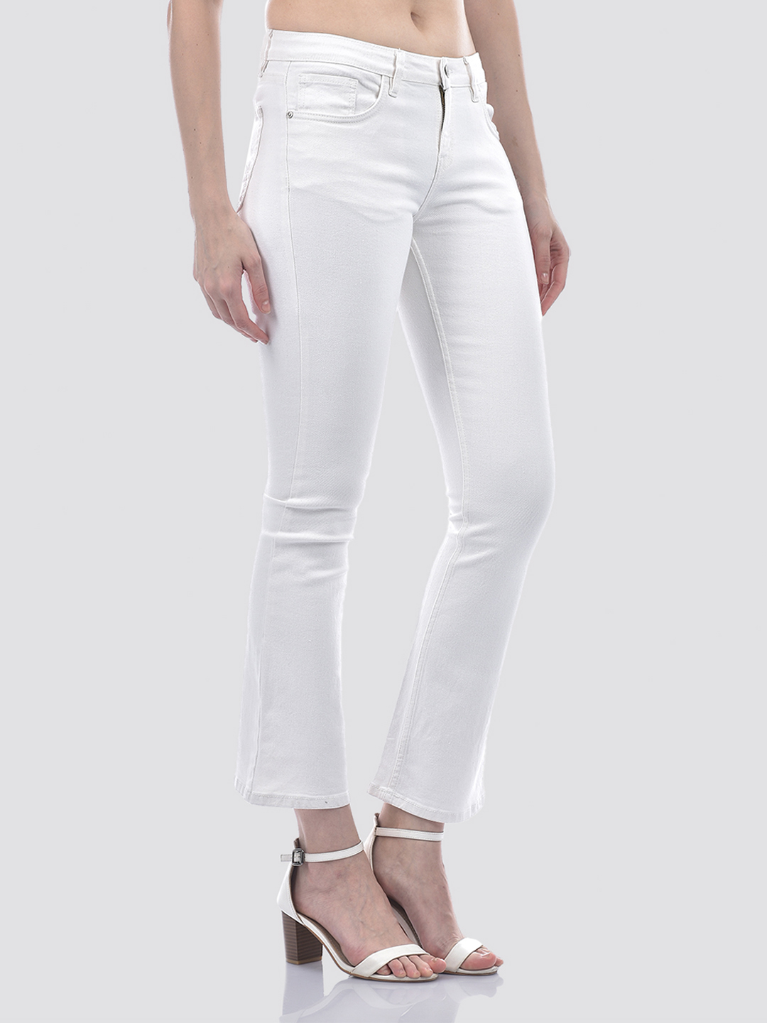 Numero Uno Women White Bootcut Sustainable Jeans